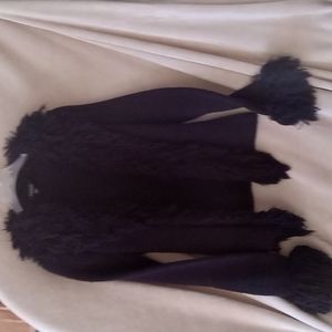 Bebe size S Black sweater jacket